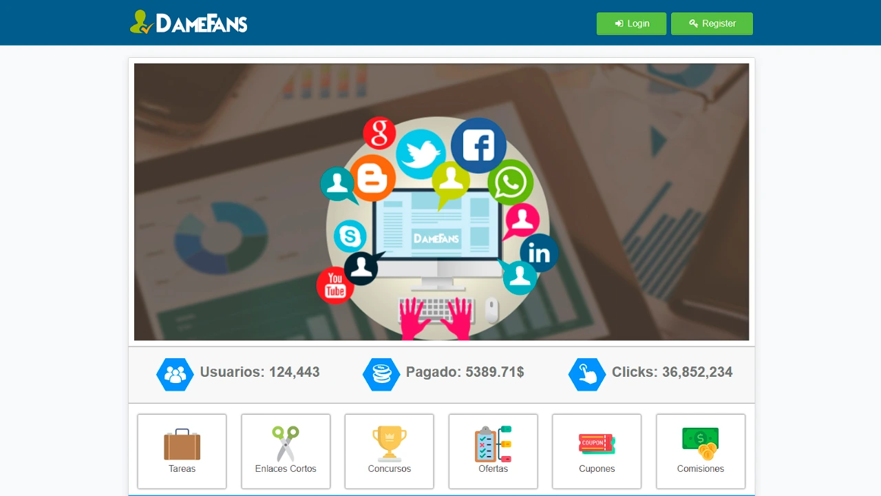 DameFans - Plataforma Social
